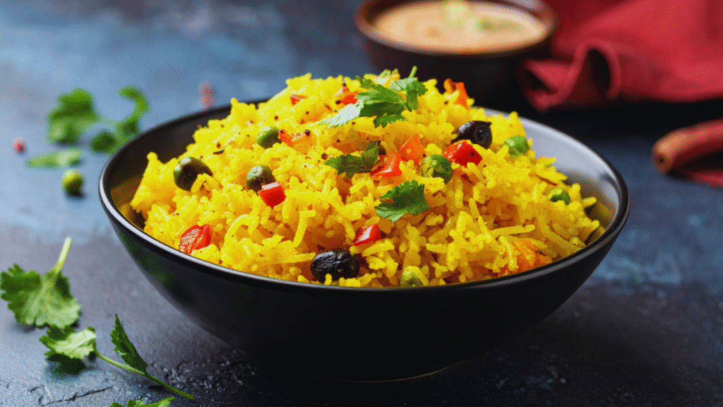 Yello Rice Menu How to Cook Yellow Rice: Easy Stovetop & Rice Cooker Guide